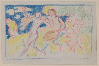 Sin título [Cuatro figuras danzantes] de John Duncan