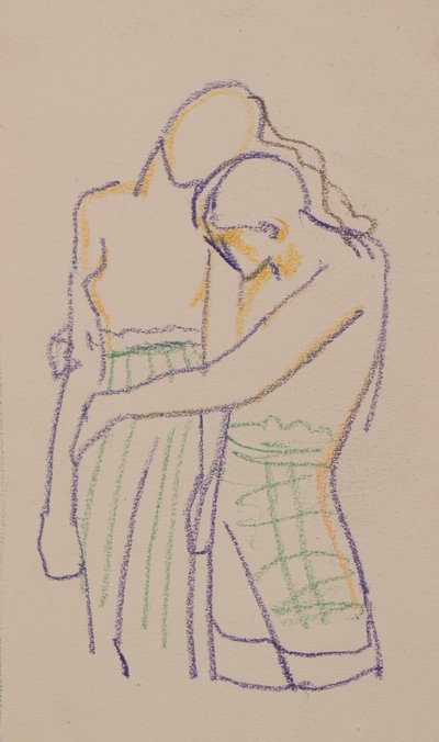 Sin título [Naoise y Deirdre] de John Duncan