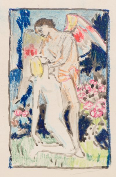 Sin título [Versión más pequeña de El amor pasando] de John Duncan