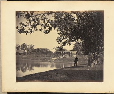 Vista en Rajah Ghosauls Garden de John Edward Saché
