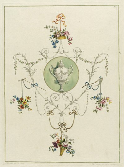 Impresión Floral Decorativa, de Una Colección de Flores Dibujadas de la Naturaleza de John Edwards