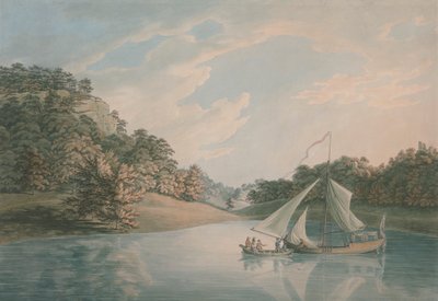 El lago, Hawkstone Park, Shropshire de John Emes