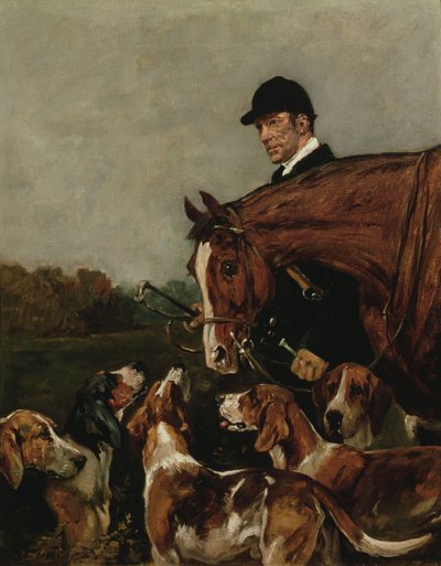 George Wateridge, cazador de los New Forest Buckhounds de John Emms