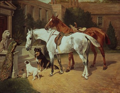 Caballos y perros de John Emms