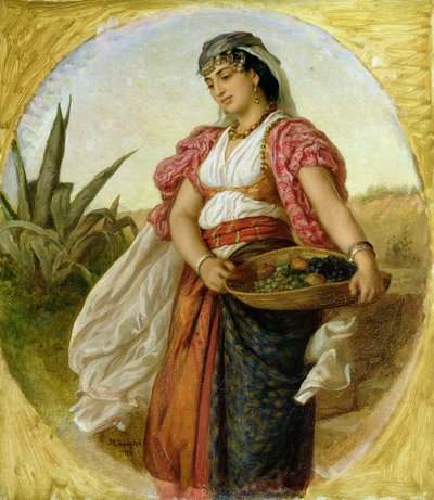 Una mujer de Argel, 1871 de John Evan Hodgson