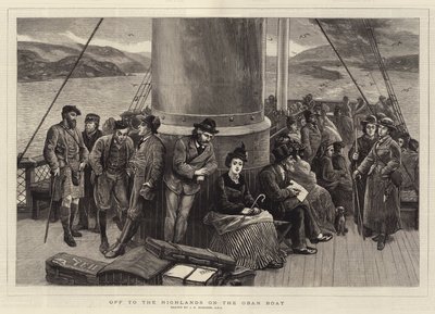 Rumbo a las Tierras Altas en el barco de Oban de John Evan Hodgson