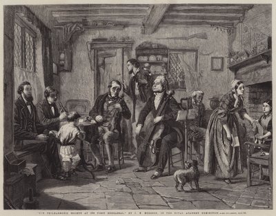 Nuestra Sociedad Filarmónica en su primer ensayo de John Evan Hodgson