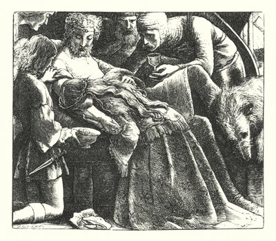 Un Sueño de Mujeres Hermosas de John Everett (after) Millais