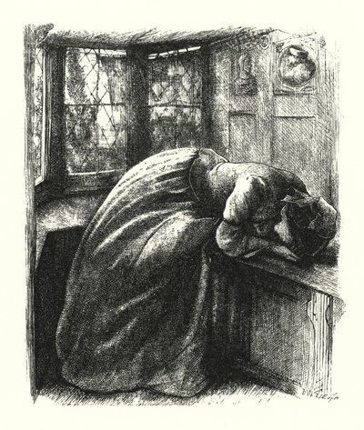 Mariana de John Everett (after) Millais