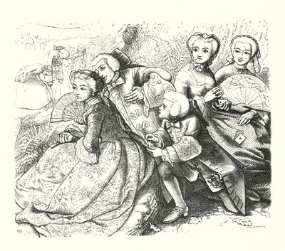 El roble parlante de John Everett (after) Millais