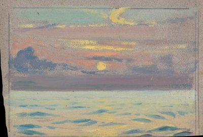 Paisaje marino (pintura) de John Everett