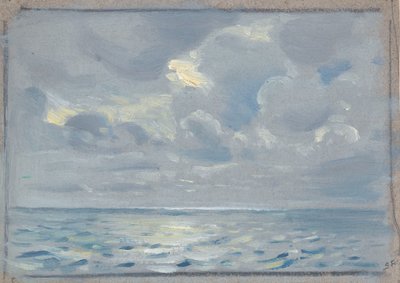 Paisaje marino, Finales del siglo XIX a mediados del siglo XX (pintura) de John Everett