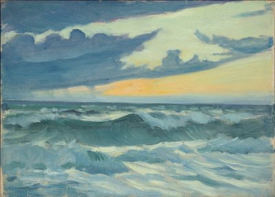 Paisaje marino desde el "Birkdale de John Everett