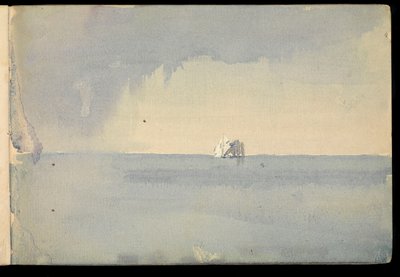 Paisaje marino, cuaderno de bocetos de John Everett