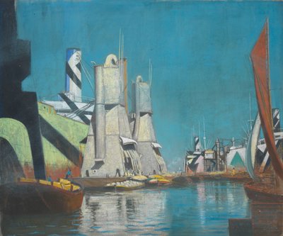 Los muelles cerealeros durante la Primera Guerra Mundial de John Everett