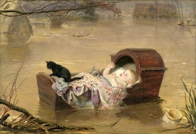 Un diluvio de John Everett Millais
