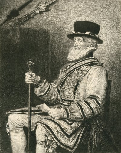 Un guardia de la reina de John Everett Millais