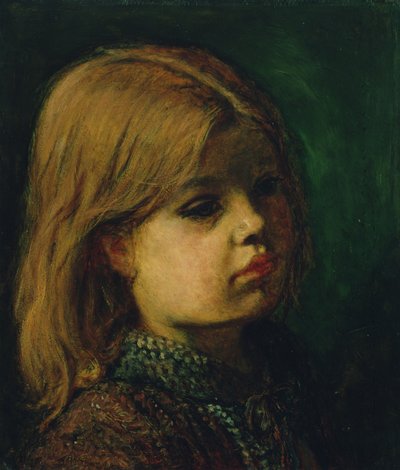 Cabeza de una Chica de John Everett Millais