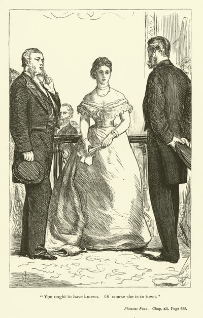 Ilustración para Phineas Finn de Anthony Trollope de John Everett Millais