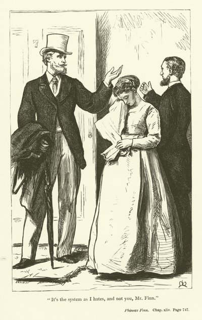 Ilustración para Phineas Finn de Anthony Trollope de John Everett Millais