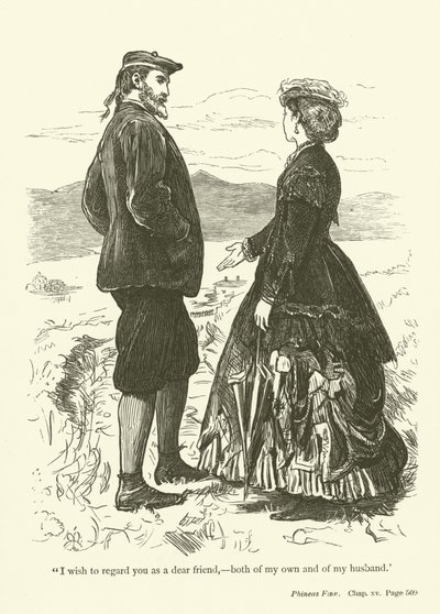 Ilustración para Phineas Finn de Anthony Trollope de John Everett Millais