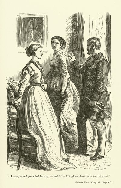 Ilustración para Phineas Finn de Anthony Trollope de John Everett Millais