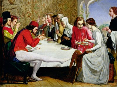 Lorenzo e Isabella, 1849 de John Everett Millais