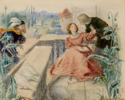 Descubrimiento de los Amantes de John Everett Millais