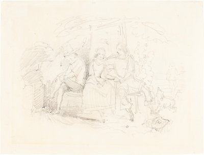 Amantes bajo un árbol de John Everett Millais