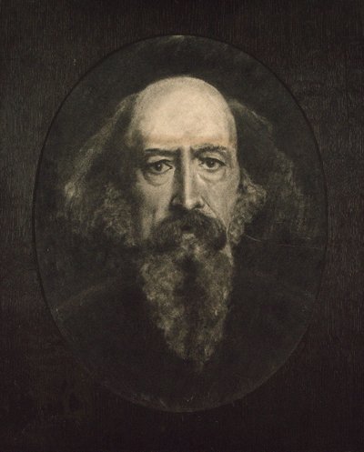 Retrato de Alfred, Lord Tennyson 1809-1892 de John Everett Millais