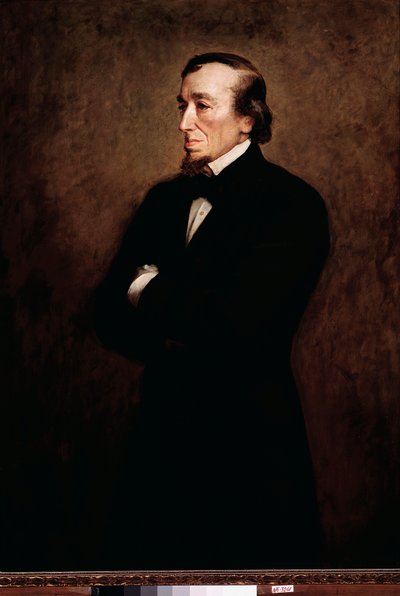 Retrato de Benjamin Disraeli (1804-1881), político británico y fundador del Partido Conservador de John Everett Millais