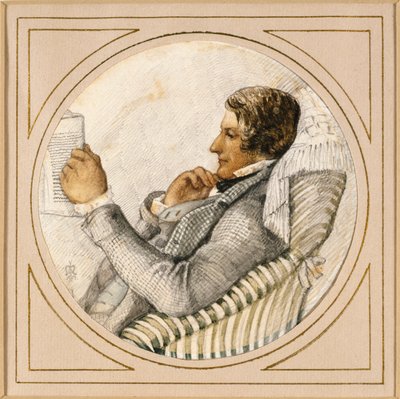 Retrato de Ford Madox Brown, c. 1850-1870 de John Everett Millais