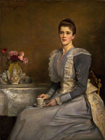 Retrato de Mary Endicott d.1957, Sra. Joseph Chamberlain, 1890-91 de John Everett Millais