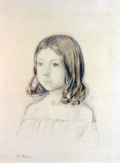 Retrato de Mary Gertrude Holmes de John Everett Millais
