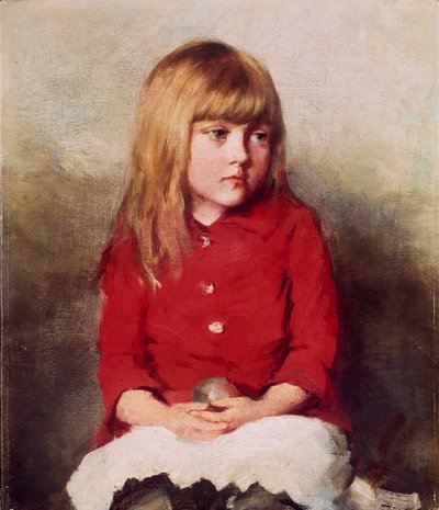 Retrato de una Niña Joven de John Everett Millais