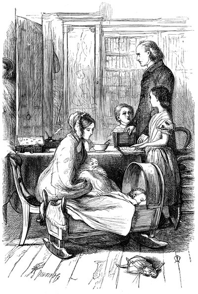 Escena de Framley Parsonage de Anthony Trollope, 1860 de John Everett Millais