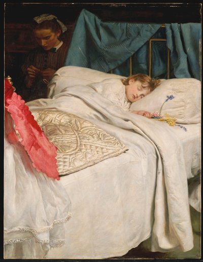 Durmiendo, c.1865 de John Everett Millais