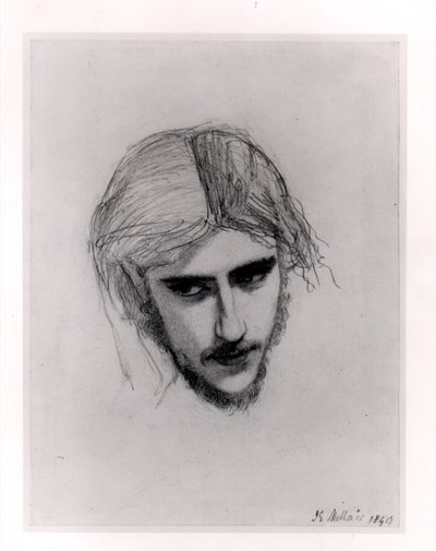 Estudio para la cabeza de Fernando para 
