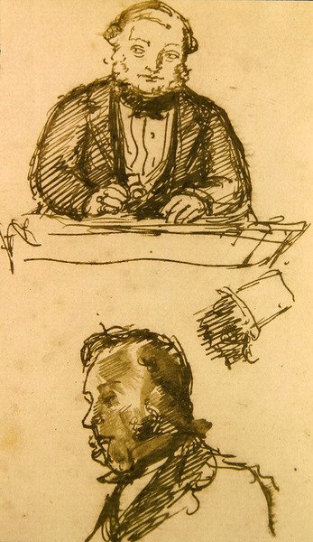 El subastador de John Everett Millais
