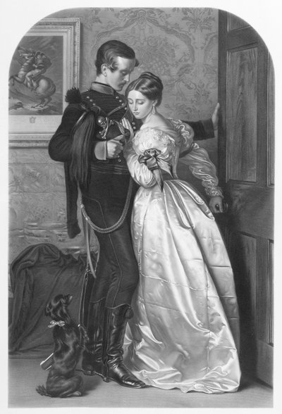 El Brunswicker Negro, grabado por Thomas L. Atkinson, publicado por Henry Graves y Co., 1863 de John Everett Millais