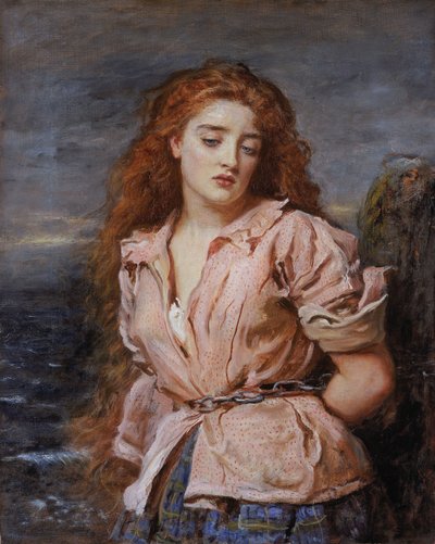 El mártir de Solway".
" de John Everett Millais