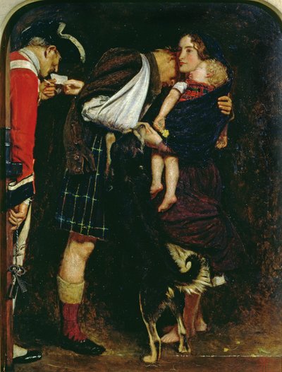 La orden de liberación, 1853 de John Everett Millais