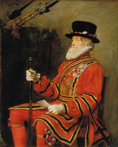 El Yeoman de la Guardia de John Everett Millais