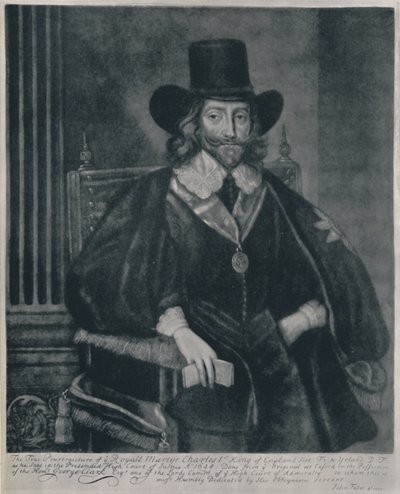 Retrato de Carlos I, c. 1620-1649, 1928 de John Faber the Elder