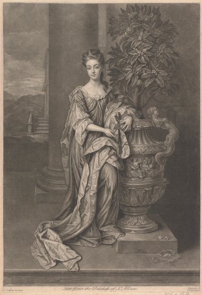 Su Gracia la Duquesa de St. Albans de John Faber the younger