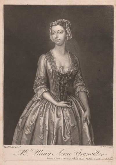 Sra. Mary Ann Granville de John Faber the younger