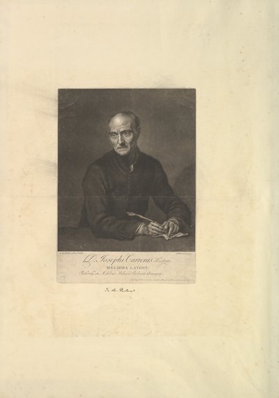Retrato de Joseph Carreras de John Faber the younger