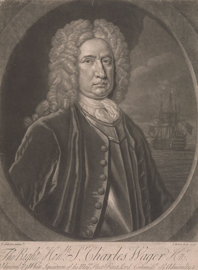 El Muy Honorable Sir Charles Wager de John Faber the younger
