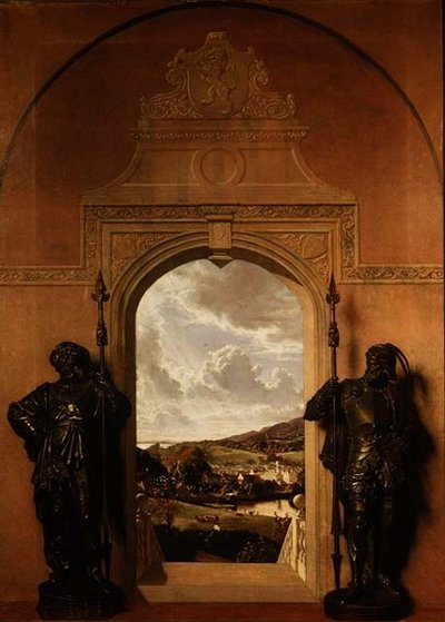 Gatehouse of Fleet, desde la casa del artista de John Faed