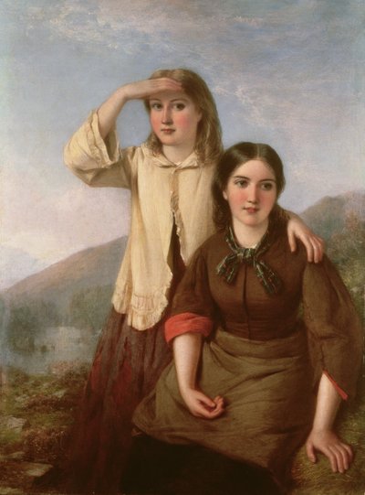 Dejando Entrar a la Vaca en el Maíz, 1868 de John Faed